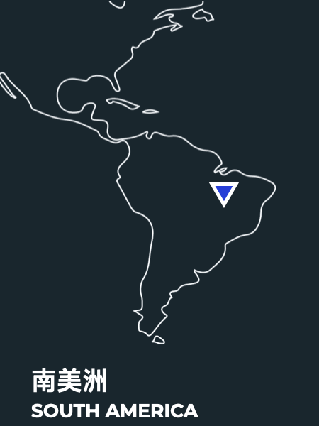 This is the sketch map of the partnership of South America.